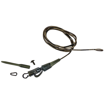 Готовый монтаж Prologic Safetly Clip QC Link Hollow Leader 80cm 45lbs, арт.50148