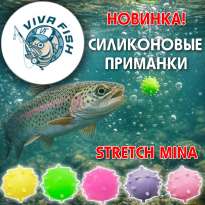Новинка! Силиконовые приманки Viva Fish Stretch Mina! 