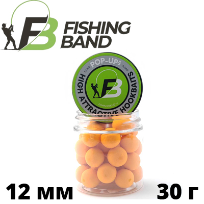 Fishing Band Бойлы плавающие Pop-Up 12 мм 30 гр
