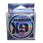 Плетеный шнур Hanzo Pandora Evolution x9 200м Blue 1.2 - 0,19мм 12,1кг