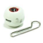 Мормыш Груз крашеный разборная чебурашка "ШАР" 3 гр., цвет 08-белый люминофор GCR(B)C-03-08 10 шт