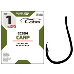 Крючки Cobra CARP сер. CC304 разм. 004 10шт.