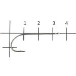 Крючок Gamakatsu Worm 36 NS №01