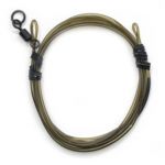Готовый монтаж Korda Dark Matter Leader Size 8 Ring Swivel Clay Brown 40lb 1м