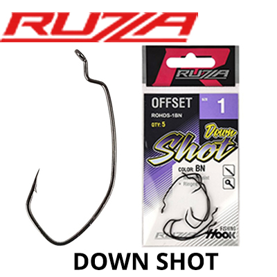 Ruzza Offset Hook Down Shot