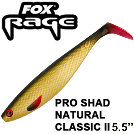 Fox Rage Pro Shad Natural Classics II 5.5"