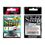 Застежка с вертлюгом Ruzza Rolling Swivel w/Hooked Snap Black №7 10шт