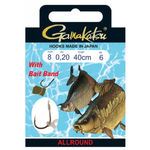 Крючок Gamakatsu BKS-G1-103 Bait Band 40см №8 d поводка 020 (6шт.)