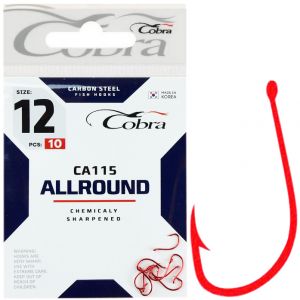 Крючки Cobra ALLROUND сер. CA115 разм. 010 10шт.