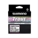 Леска Shimano Trout Competition Mono 150m красная 0,22мм (TROUTCM15022)