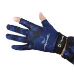 Перчатки без пальцев Aquatic ПЧ-09 Softshell (цвет Camo Blue, размер L)