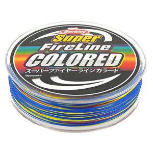 Шнур Berkley Super Fireline Colored 200м, 1.5, 10.9кг, 10м х 5colors