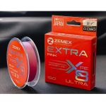 Плетёный шнур Zemex Extra X8 150m Pink, # 0.3 PE, d 0.09 mm