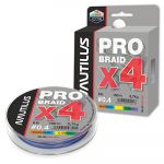 Шнур Nautilus Pro Braid X4 Multicolor d-0.10 4.1кг 9lb 150м