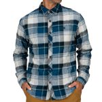 Рубашка Simms Dockwear Cotton Flannel, Atl Celadon Plaid, XXL