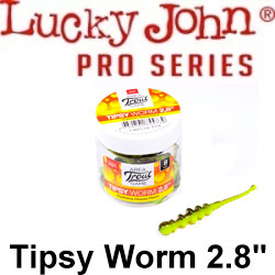 Lucky John Pro Series Tipsy Worm 2.8"