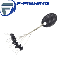 F-Fishing Line Stopper Стопор черный Olive