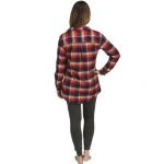 Туника Simms Women's Sunrise Tunic, Carbon Garnet Plaid, M