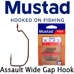 Mustad Assault Wide Gap Hook 38120AP-TX