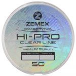 Монофильная леска Zemex Hi-Pro Competition Line 50m clear - d 0.105 mm, 1.15 kg