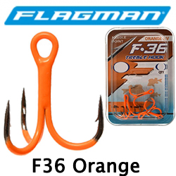 Flagman Treble hook F36 Orange