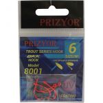 Крючок Prizyor Trout series hook №8 Red uv