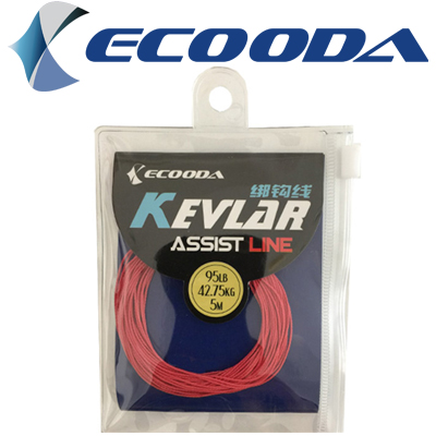 Ecooda Kevlar Assist Line Drag Power розовый
