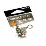 Вертлюги Metsui Rolling Swivel X-Pattern Round Eye цвет black, размер № 7, в уп. 12 шт.