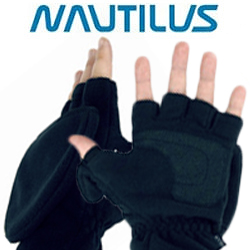 NTLS Fleece Gloves Windproof с клапаном Dark Blue
