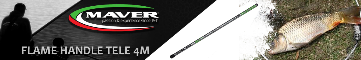 Maver Flame Handle Tele 4m Ручка для подсака