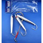 Приманка Blue Marlin Super Tuna 150 мм 285 гр. - с крючками Mustad на стальном нержавеющем тросике