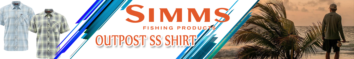 Simms Outpost SS Shirt Mist Plaid