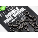 Вертлюг с двумя кольцами Korda PTFE Double Ring Swivel №11