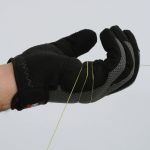 Перчатки для джиггинга Hots Mesh Glove Power Grip Ivry White р. LL