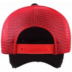 Бейсболка PAL Cap PC-1601 Black Beak, Red Mesh 