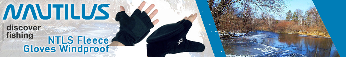 NTLS Fleece Gloves Windproof с клапаном Dark Blue