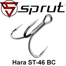 Sprut Hara ST-46 BC (Treble Round Bend Hook 2x Strong)