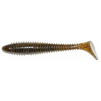 Силиконовая приманка Keitech Swing Impact Fat 3.8" 101 Green Pumpkin PP