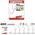 Крючки Decoy KR-25 Sandworm #8