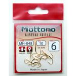 Крючок Mottomo Kantuki Shinaji 048 Gold №8 50 шт