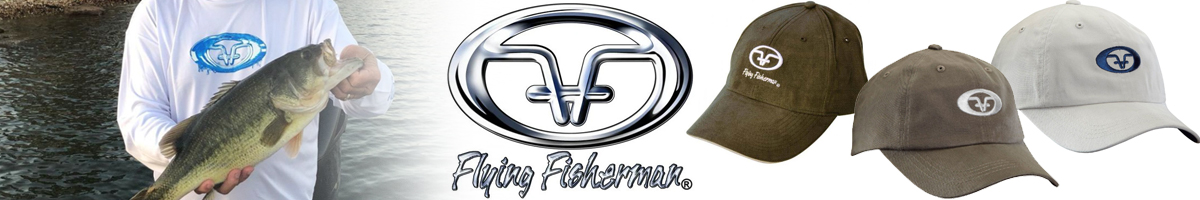 Flying Fisherman H1503 Logo Microfiber Cap, Khaki