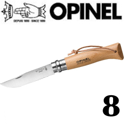 Opinel №8 VRI Tradition Inox с темляком