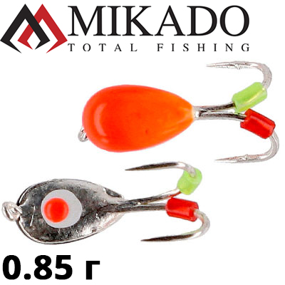 Мормышка вольфрамовая КОЗА Mikado "ICE BUG" 4 х 9,5мм, кр. Hayabusa