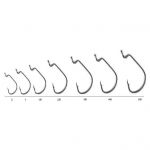 Офсетный крючок Owner 5109 J-Light Worm Hook Black #4/0