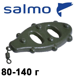 Salmo Turtle Swivel green с вертлюгом