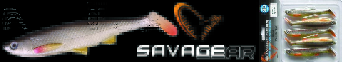 Savagear LB 3D Bleak Paddle Tail 10.5 8g 1шт.