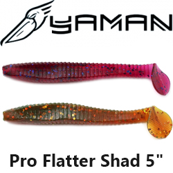 Yaman Pro Flatter Shad 5"