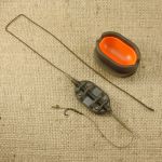 Оснастка карповая ORANGE #41/1 Classic Flat Method Leadcore + Mould, для бойла, 50 гр., в уп. 1 шт.