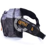 Сумка рыболовная "Следопыт" Fishing Hip Bag, 28х21х17 см, цв. серый