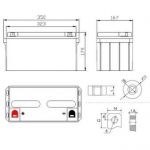 Аккумулятор Delta DT 1265